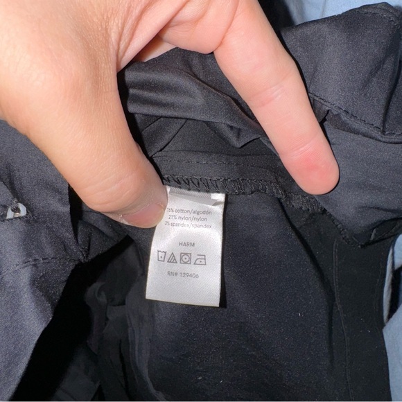 Venus black tie back pearl button down blouse - Picture 14 of 14